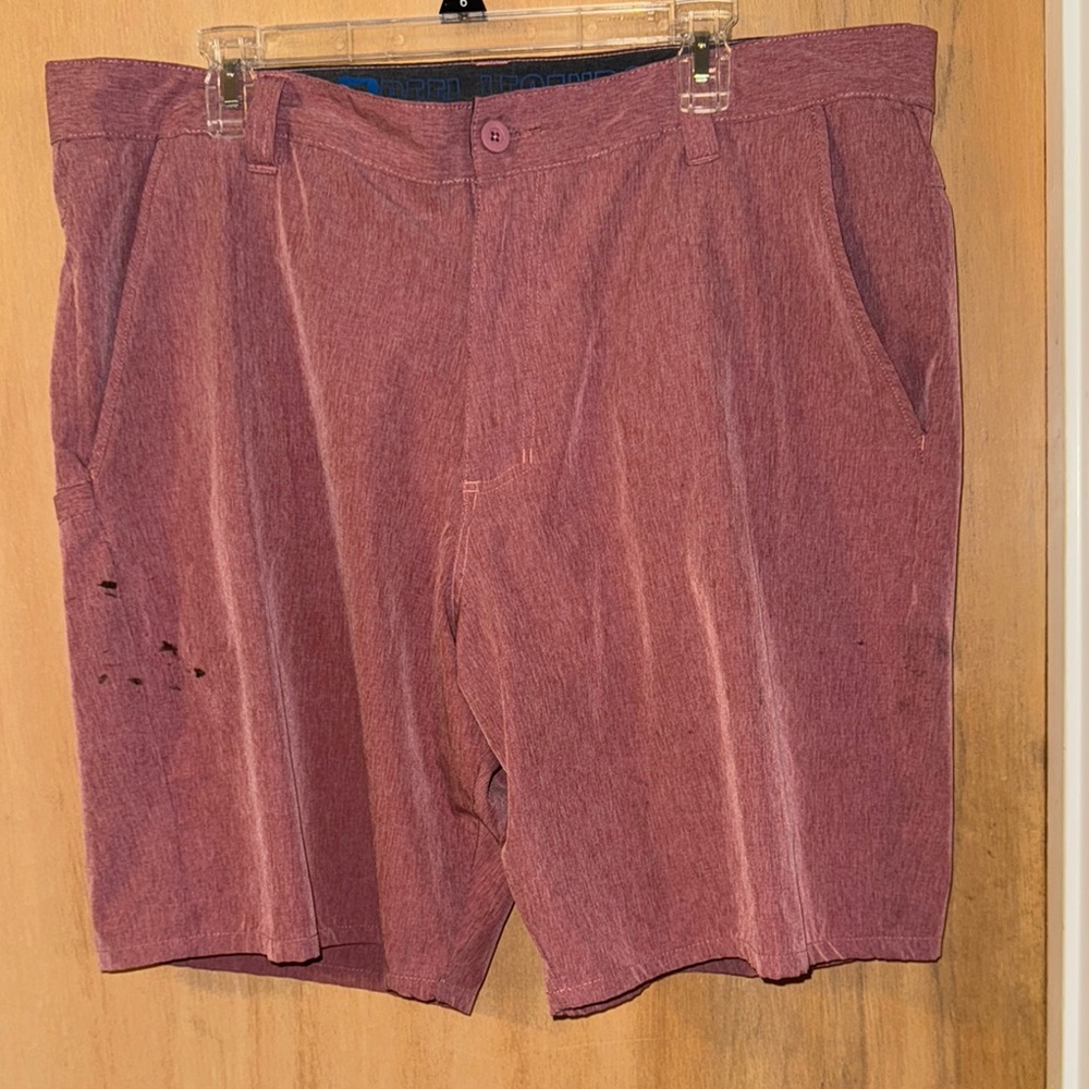 Reel Legends Men's Dark Red Shorts